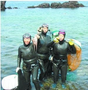 海女是非常古老的職業